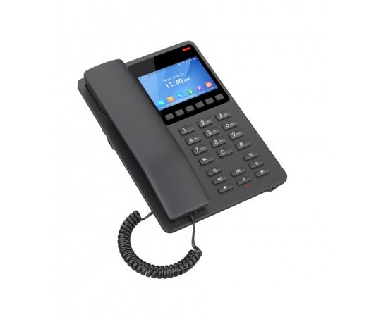 Grandstream GHP630 Compact Hotel Phone with Color LCD Screen - Black