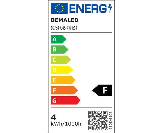 Λάμπα Led E14 4W Warm White / Θερμό Bulb P45