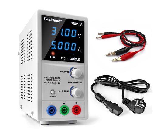 PeakTech® P 6225 A» Digital Power Supply DC 0 - 30 V/0 - 5 A
